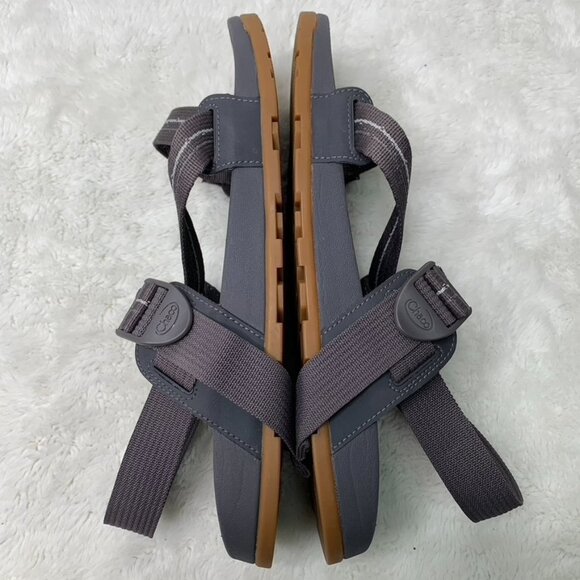 Chaco Men's Gray Sandals Size 13 - Picture 7 of 11